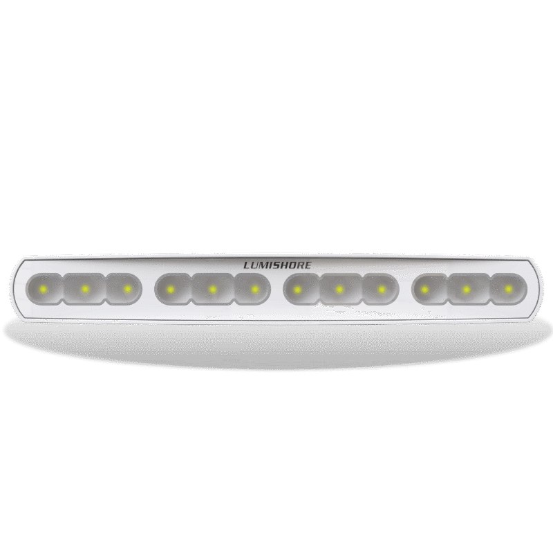 Lumishore- Abovewater White LED Flood Light 18" front view