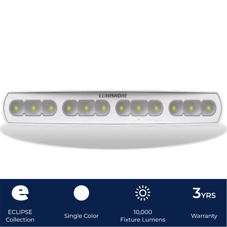 Lumishore- ECLIPSE 18" White LED Flood Light product specs