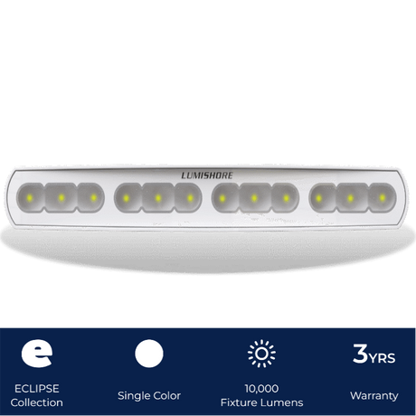 Lumishore- ECLIPSE 18" White LED Flood Light product specs