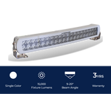 Lumishore 20" Single Color Light Bar - White product features