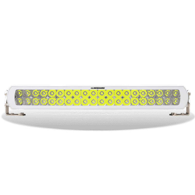 Lumishore Light Bar Single Color 30" - White lit up