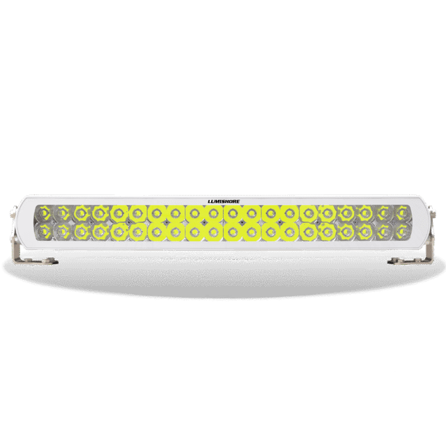 Lumishore Light Bar Single Color 30" - White lit up