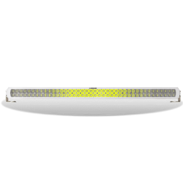 Lumishore white led overhead light 40INCH-FLOODLIGHT-1 front view lit up