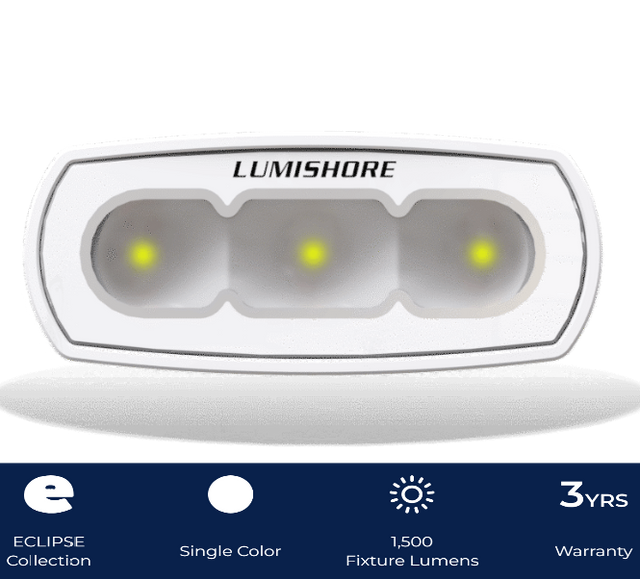 Lumishore - Abovewater White LED Flood Light 4" with product features