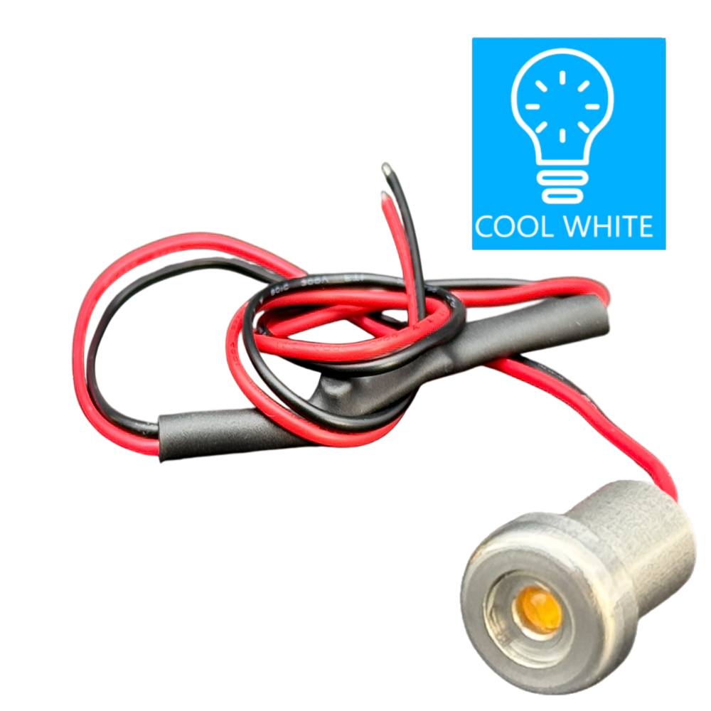 Waterproof Bullet LED Light for Marine and Outdoor Use cool white