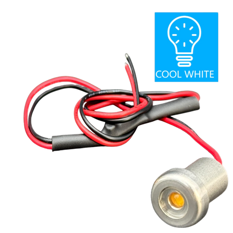 Waterproof Bullet LED Light for Marine and Outdoor Use cool white