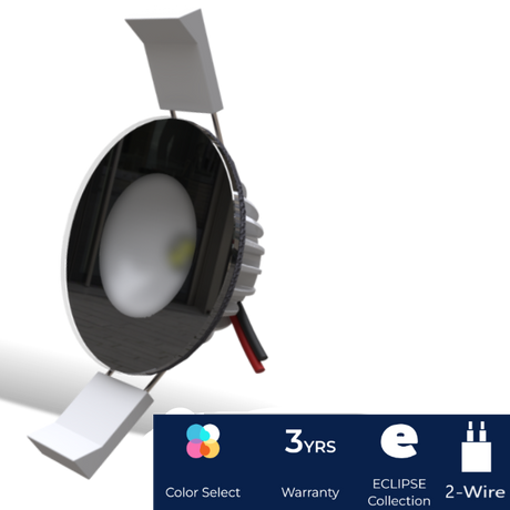 Limishore - ECLIPSE Downlight DL55 - Black+RGB no background with specs 