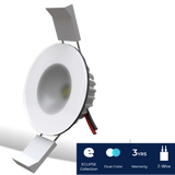 Lumishore - ECLIPSE Downlight DL55  White no background with product specs