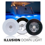 Illusion Series Down Light by Lumitec
on back of yacht 