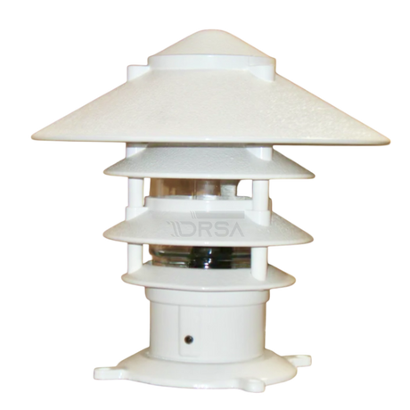 Pagoda Aluminum LED Dock Light 120V for Docks & Marinas