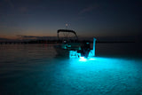 Lumishore SMX24 super bright underwater LED light with dual-color output at night