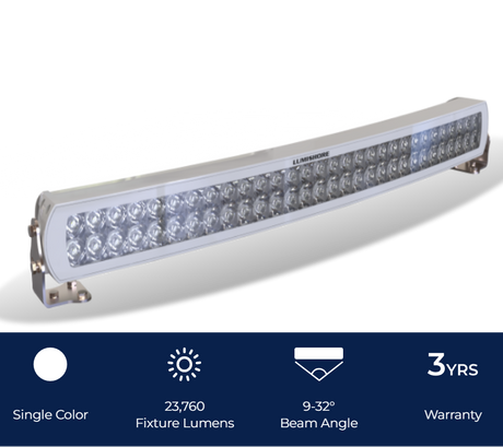 Lumishore - Abovewater LED Spot Light 30" white no background