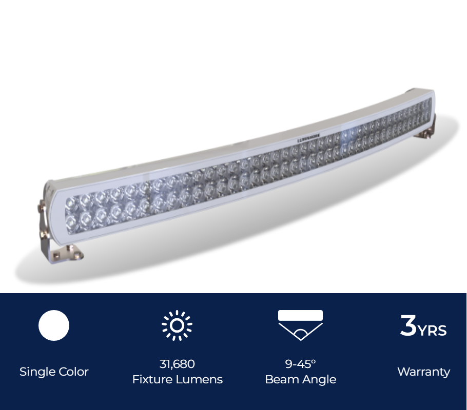 Lumishore- Abovewater LED Spot Light 40" no background product features