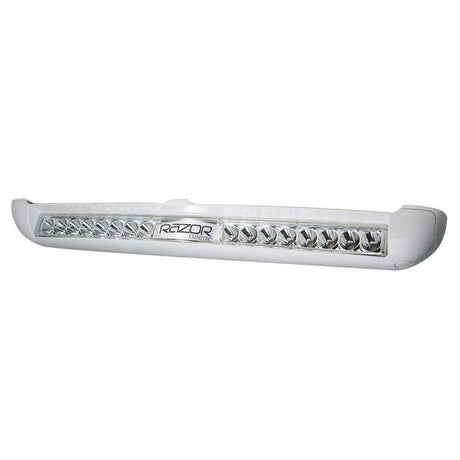 Razor Light Bar - Spot - White Housing with Inverted Logo Flush Mount