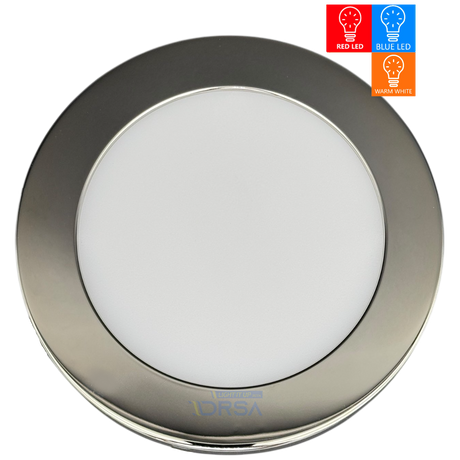 trinity yacht replacement led Energy-Durable ML-7 LED downlight designed for interior and exterior warm white stainless fixture
