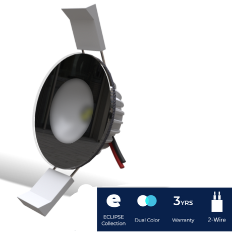 Lumishore - ECLIPSE Downlight DL55  
Black no background with product specs