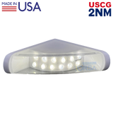 SI Flush Mount LED Navigation Light – Stern/ white no background