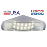 SI Flush Mount LED Navigation Light – Stern/ white no background