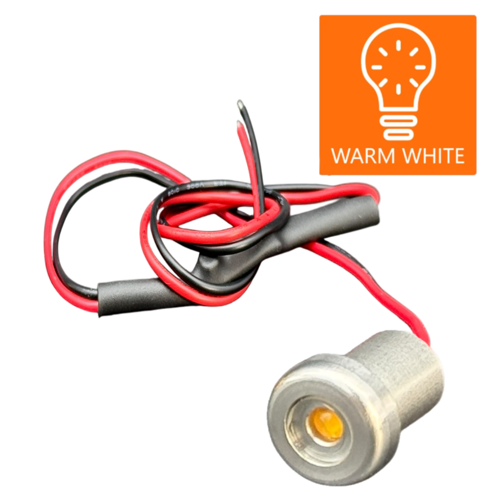 Bullet Light LED, IP65 – Compact Marine Light for Boats and Docks
amber color 