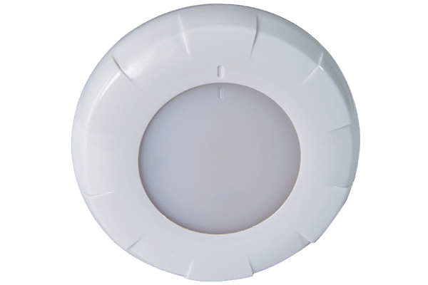 Aurora Surface Mount Dome Light in white/blue output, featuring a sleek design no background view