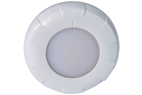 Aurora Surface Mount Dome Light in white/blue output, featuring a sleek design no background view