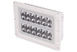 Maxillume H120 Marine LED Flood Light with heavy-duty aluminum housing white flushmount front view