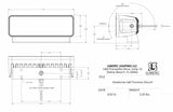  Maxillume H60 Trunnion Mount LED Flood Light instelation diagram