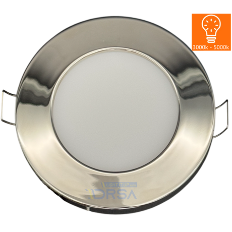 Compact ML-4 LED recessed downlight with dimmable and color temperature options trinity yacht 
