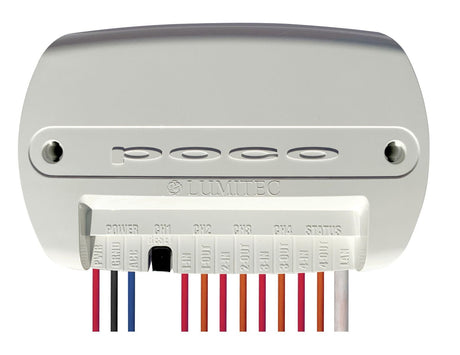 Poco 3 Digital Lighting Control Module, compact and sealed, offering advanced on-board lighting control front view.