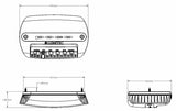 Poco 3 Digital Lighting Control Module, compact and sealed, offering advanced on-board lighting control install diagram.