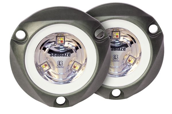 SeaBlaze Mini LED Underwater Lights pair.