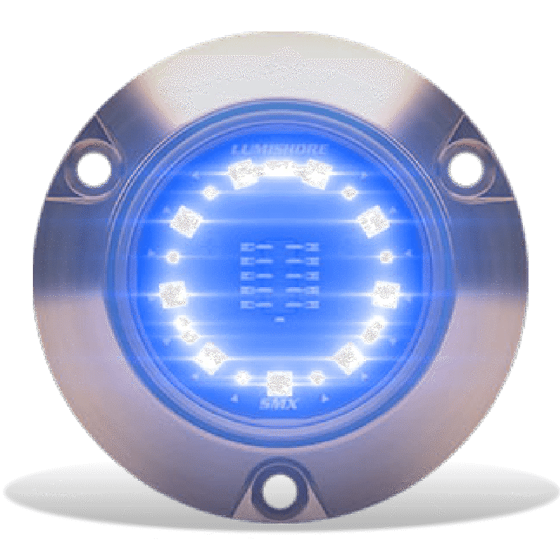 Lumishore SUPRA SMX24 LED Surface Mount Underwater Light, Blue/White