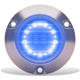 Lumishore SUPRA SMX24 LED Surface Mount Underwater Light, Blue/White