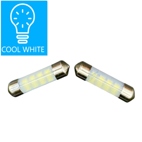 SV8 Festoon cool white LED bulb 36mm, 45 lumens for marine courtesy lights